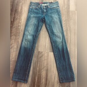 Vintage Y2K Ag Adriano Goldschmied Medium Blue Straight Leg Jeans - 26